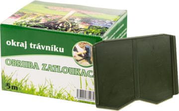 Vrtni robnik 5 m - 12 cm zelen