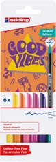 Edding 1200 Good Vibes markerji 6 kosov (omejena izdaja)