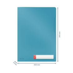 Leitz Cosy L mape - A4, modre, 3 kosi