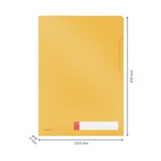 Leitz Cosy L mape - A4, rumene barve, 3 kosi