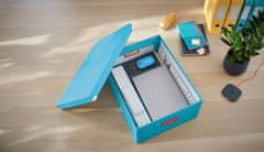 Leitz Click &amp; Store Cosy box L(A3), modra