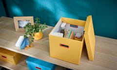 Leitz Click &amp; Store Cosy box L(A4), rumena
