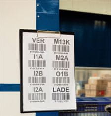 MAUL Magnetna pisalna podloga s sponko A4, črna