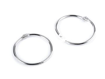 Obroček za odklop / vezavo knjig - (Ø40 mm) nikelj (10 kosov)