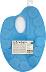 Grafix Paleta z vodnimi barvami in čopičem Modra