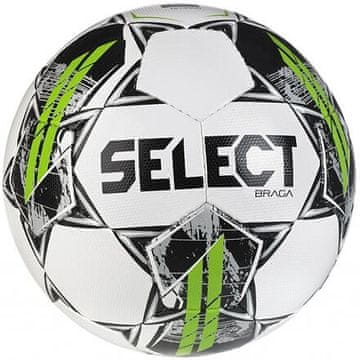 SELECT Nogometna žoga FB Braga belo-siva, velikost 4