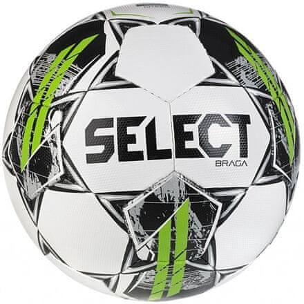 SELECT Nogometna žoga FB Braga belo-siva, velikost 4