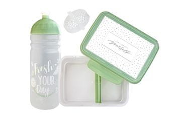 Set škatla in steklenica FRESH 2v1 oljka 700ml
