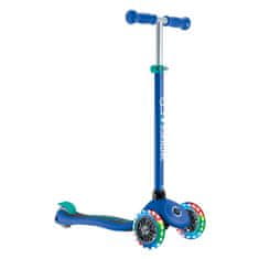 Globber Scooter Otroški tricikel Primo Lights V2 osvetljena kolesa mornarsko modra