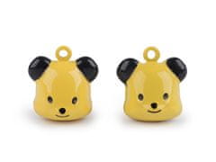 Drsalke srce, tiger, medved, žaba, opica - rumeni medved (10 kosov)