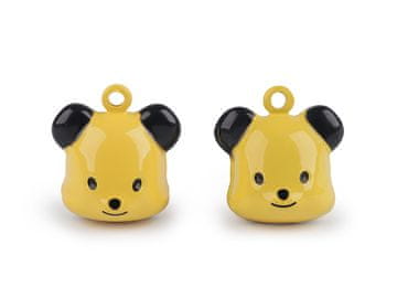 Drsalke srce, tiger, medved, žaba, opica - rumeni medved (2 kosa)