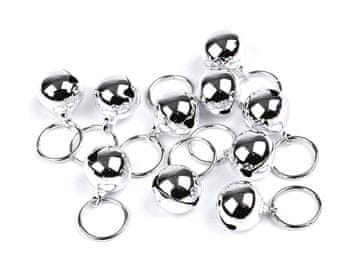 Valjček z obročem Ø15 mm - srebrn (20 kosov)