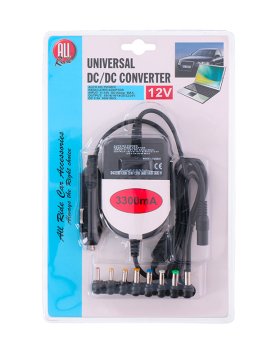 ALLRIDE Univerzalni pretvornik za prenosne računalnike 3300 mA 12 V