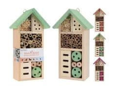 OEM Igrača Hotel za žuželke 26 x 13 x 8,5 cm lesena mešanica barv