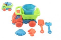 Teddies Avtomobilček za pesek z dodatki iz plastike 16cm