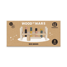 Petite&Mars Lesena igrača Big Bang Wood of Mars 12m+ Aurora Pink