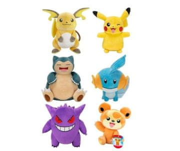Pokémon plišasta igrača 32,5 cm - mešanica 6 motivov