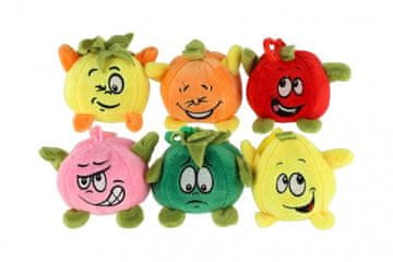 Teddies Sadni obesek plišasti 8cm 6 vrst
