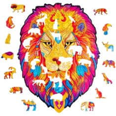 Puzzler Sestavljanka lesena, barvna - Legendarni lev