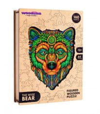 Puzzler Sestavljanke lesene, barvne - Wise Bear