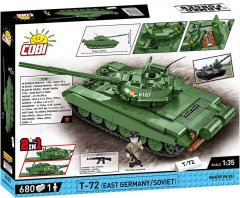 Cobi 2625 T-72 oboroženih sil (DDR/SOVJET), 1:35, 680 k, 1 f