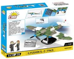 Cobi 5745 II. svetovna vojna Iljušin IL-2 (1943), 1:32, 643 k, 2 f