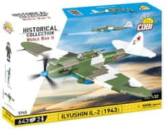 Cobi 5745 II. svetovna vojna Iljušin IL-2 (1943), 1:32, 643 k, 2 f