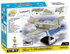 Cobi 5746 II. svetovna vojna Bell P-39D Airacobra, 1:32, 361 k, 1 f