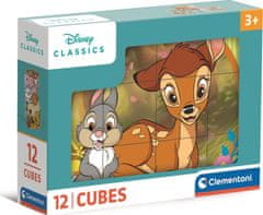 Clementoni Disney Classic Fairy Tales slikovne kocke, 12 kock