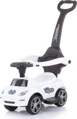 Chipolino Skuter z vodilno palico Turbo White