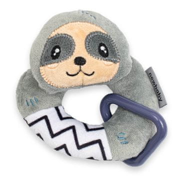 NEW BABY Nova plišasta ropotuljica za dojenčke Sloth 11cm