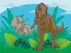 Dino Jurski svet s slikovnimi kockami, 12 kock