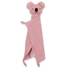 NEW BABY Koala roza muslin spalnik