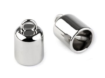 Kovinski zaključek za vrvico Ø9 mm - nikelj (10 kosov)