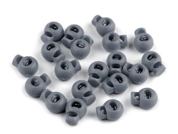 Zavorne ploščice okrogle 15x19 mm - sive (10 kosov)