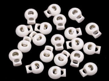 Zavorne ploščice okrogle 15x19 mm - najlažja smetana. (10 kosov)