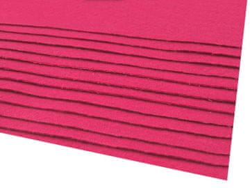 Tkanina dekorativni filc / filc 20x30 cm - (F13) roza malina (2 kosa)