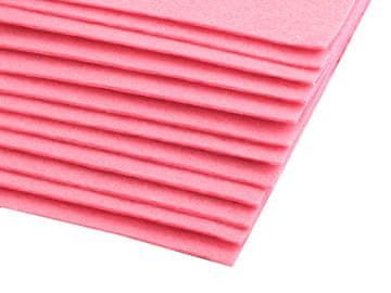 Tkanina dekorativni filc / filc 20x30 cm - (F09) roza srednja (2 kosa)