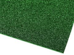 Samolepilna penasta guma Moosgummi z bleščicami 20x30 cm - zelena Božič (2 kosa)