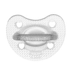 Chicco Dojenček Physio Luxe iz popolnega silikona 6-12m kristal 2 kosa