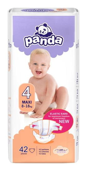 Bella PANDA Plenice za enkratno uporabo 4 Maxi (8-18 kg) 42 kosov