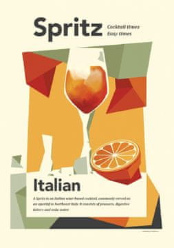 Pelcasa Aperol Spritz Print - 30x40 cm
