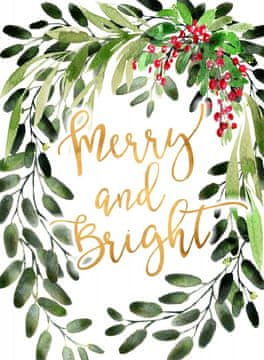 Pelcasa Merry And Bright Floral Cascading Bouquet - 70x100 cm