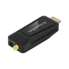 Krüger&Matz Univerzalni mini HDMI TV dekoder DVB-T2 sprejemnik H.265 HEVC USB + daljinec