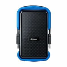 Apacer zunanji disk 2TB AC631 USB 3.1 odporen na udarce črno/moder
