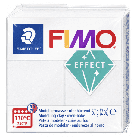 Rayher.	 FIMO Effect Galaxy 57g, 002 white