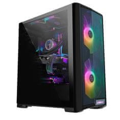 MEGA Računalnik TWR S10 i7-14700K/RTX4070 Super/32GB-DDR5/2TB-4.0/1000W/Win11Home/črna RGB