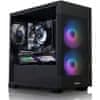 MEGA Računalnik MT S7X R7-5700X/RTX4070/32GB/1TB-4.0/750W/Brez OS/črna RGB + Estetski napajalni kabli [Rdeča / Črna]
