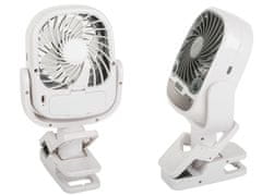 Verkgroup 2v1 aku. 2000mAh LED RGB prenosna klimatska naprava in ventilator USB