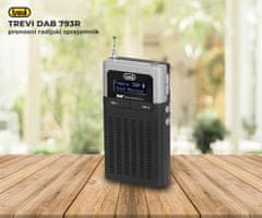 Trevi DAB 793 R prenosni digitalni radio, DAB/DAB+/FM/RDS, LED zaslon